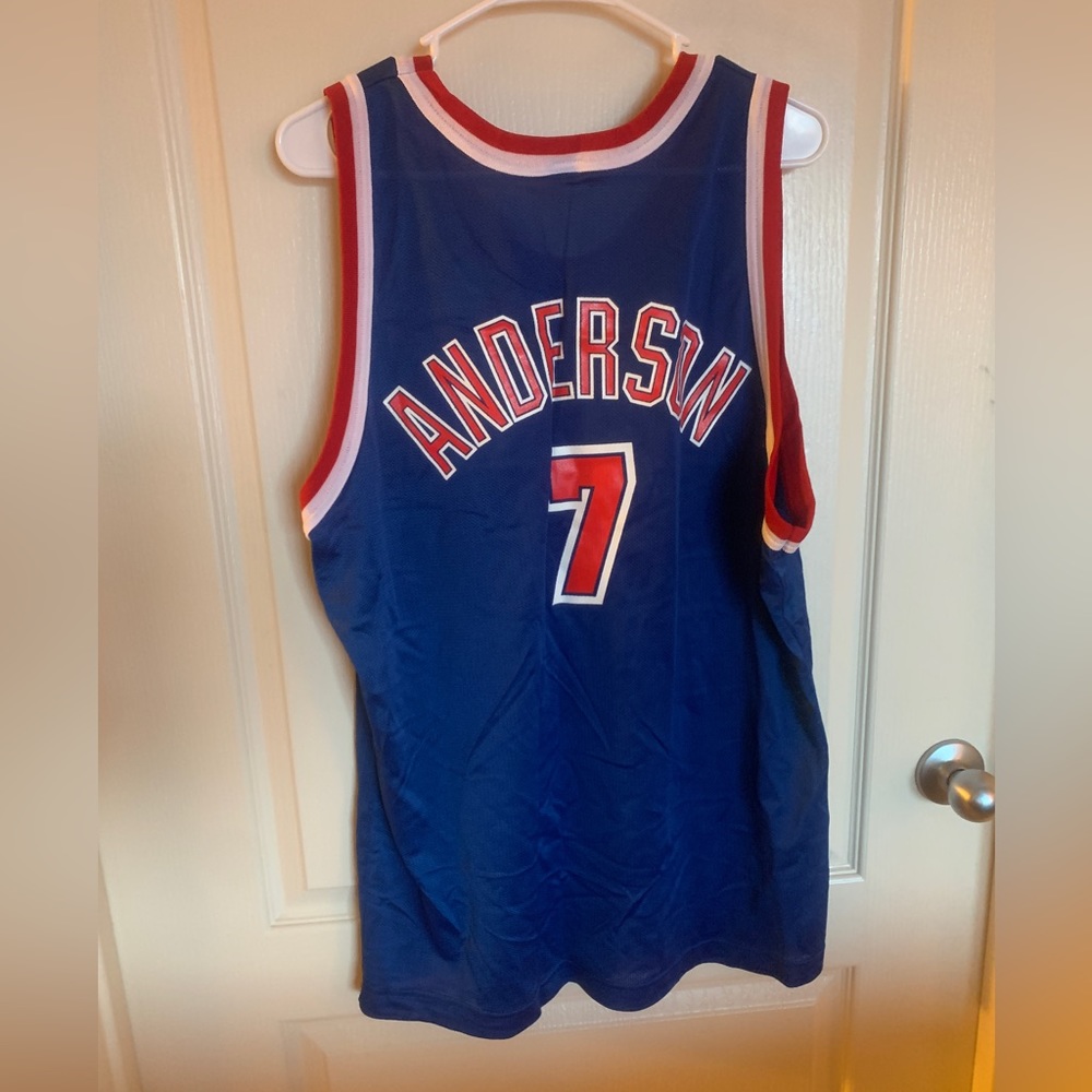 Vintage Kenny Anderson Nets Jersey